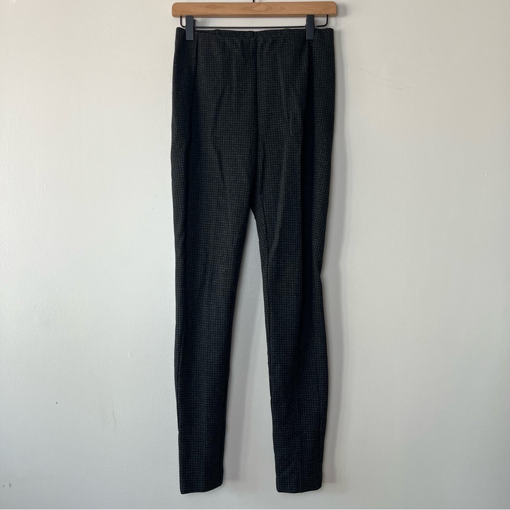 J. Jill Ponte Stretch Black and Gray Leggings Small